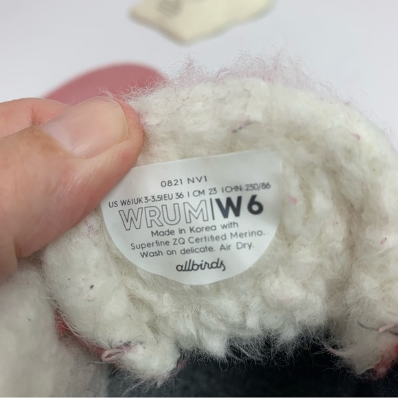 Allbirds Peach Mizzle Fluff Fur-Lined High Tops 🍁 - Picture 7 of 7